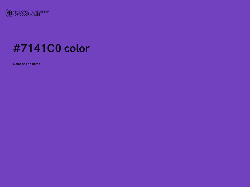 #7141C0 color image