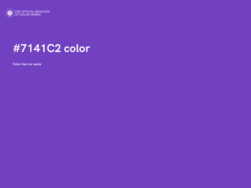 #7141C2 color image