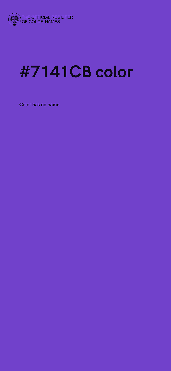 #7141CB color image