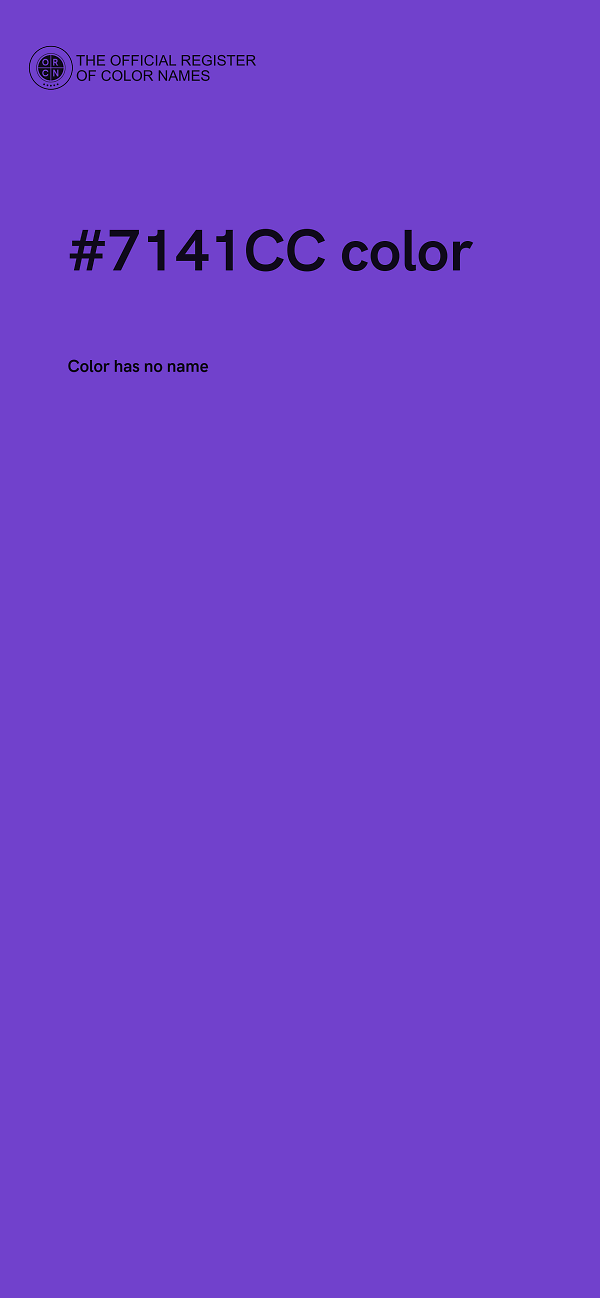 #7141CC color image