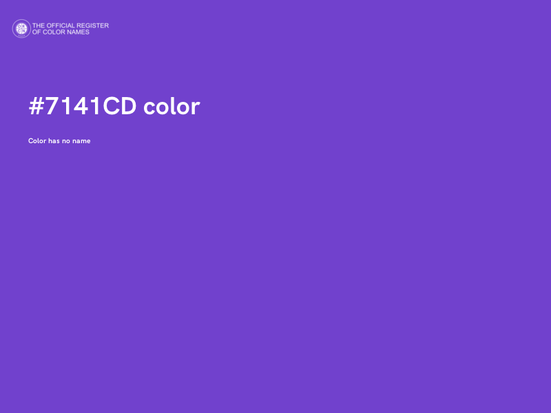 #7141CD color image