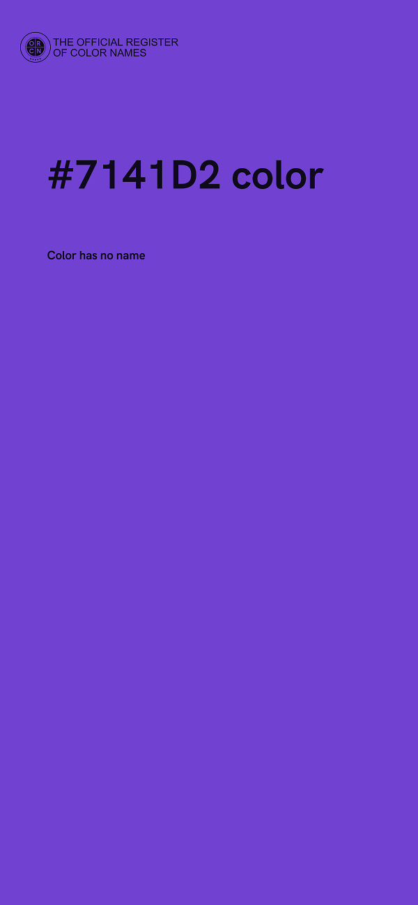 #7141D2 color image