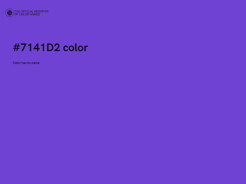 #7141D2 color image