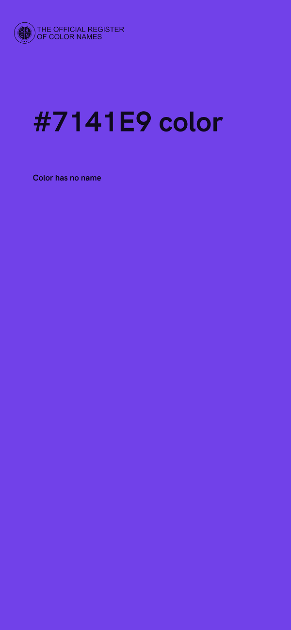#7141E9 color image
