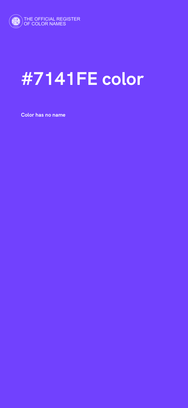 #7141FE color image