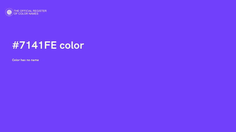 #7141FE color image