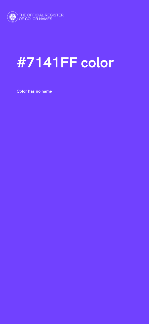 #7141FF color image