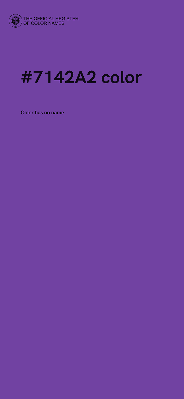 #7142A2 color image