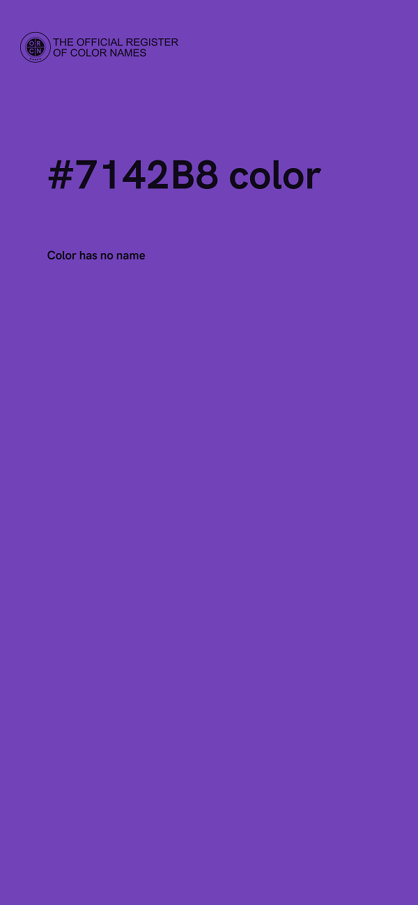#7142B8 color image