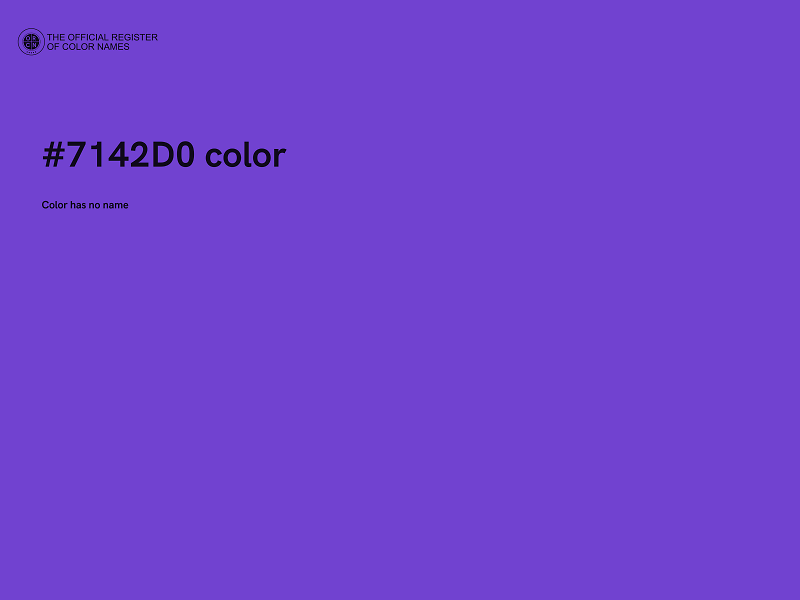 #7142D0 color image