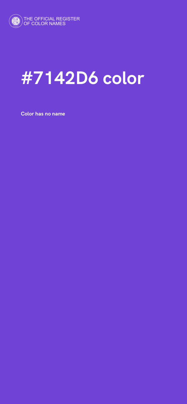 #7142D6 color image