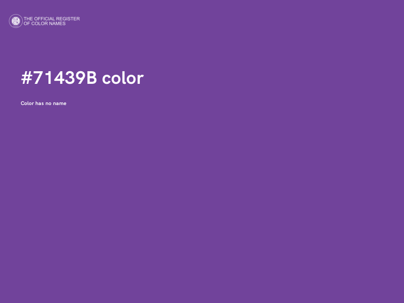 #71439B color image
