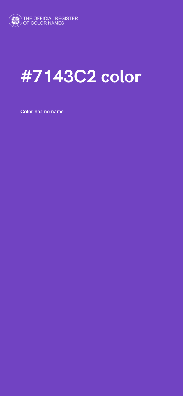 #7143C2 color image
