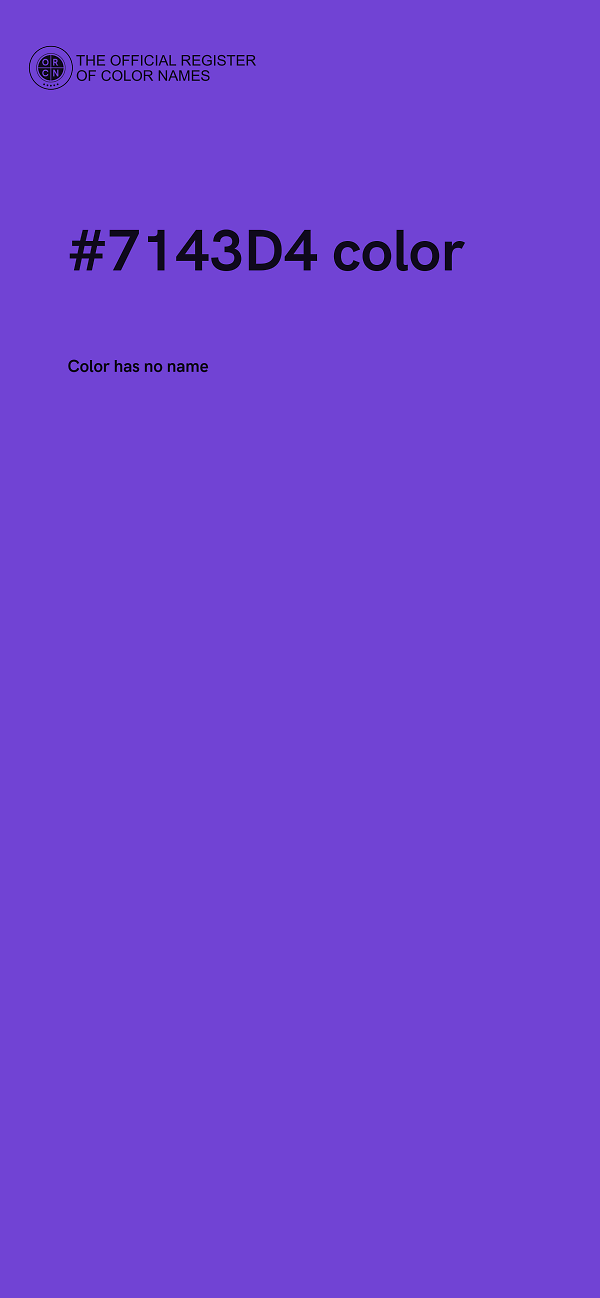 #7143D4 color image