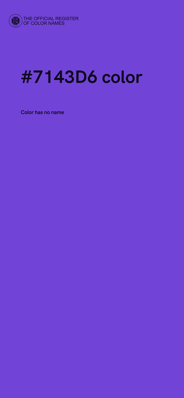 #7143D6 color image