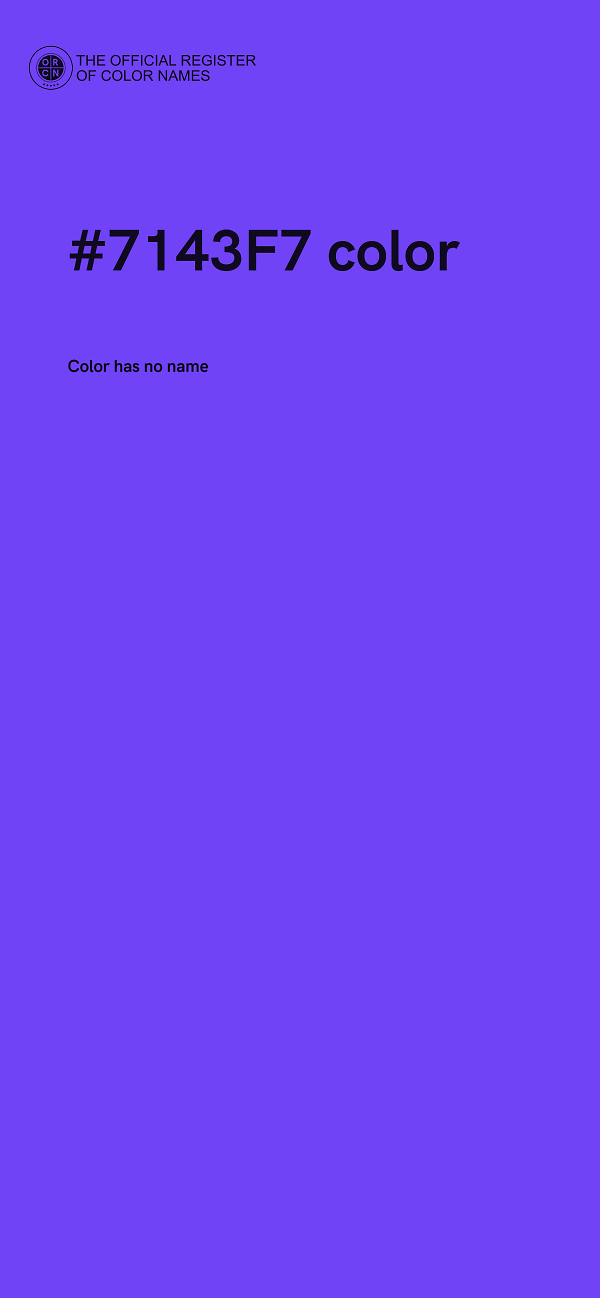 #7143F7 color image