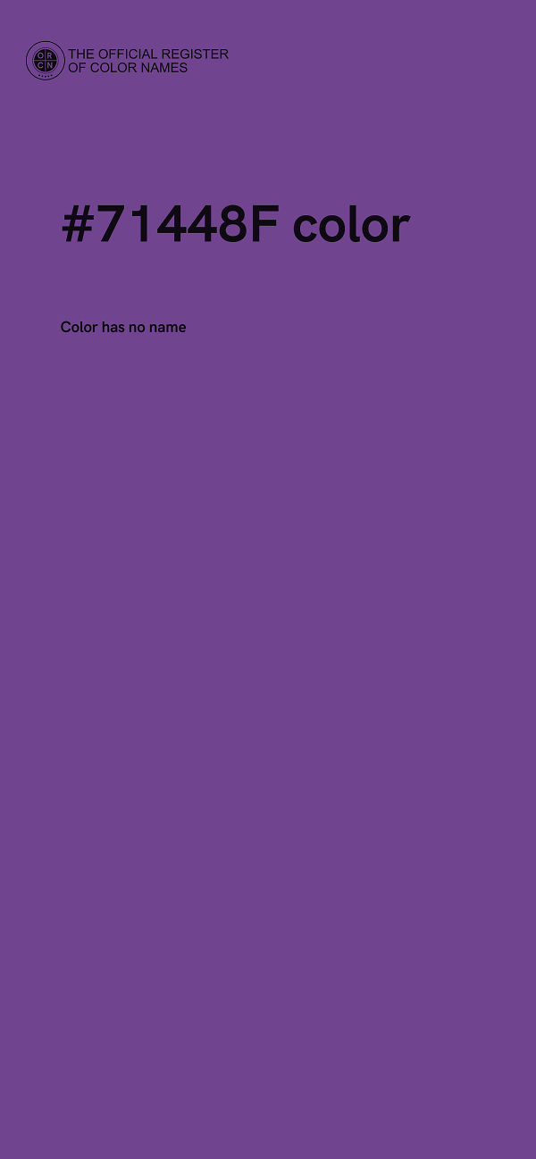 #71448F color image