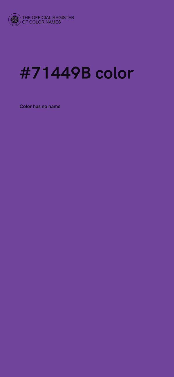 #71449B color image