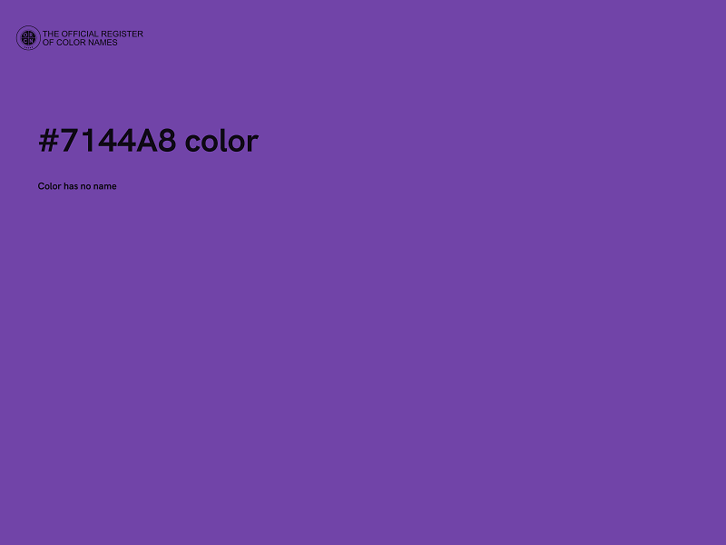 #7144A8 color image