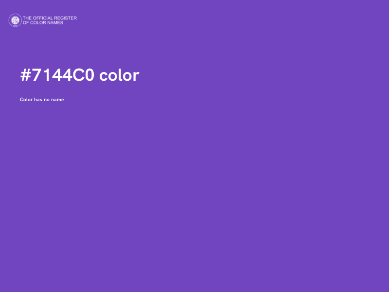 #7144C0 color image