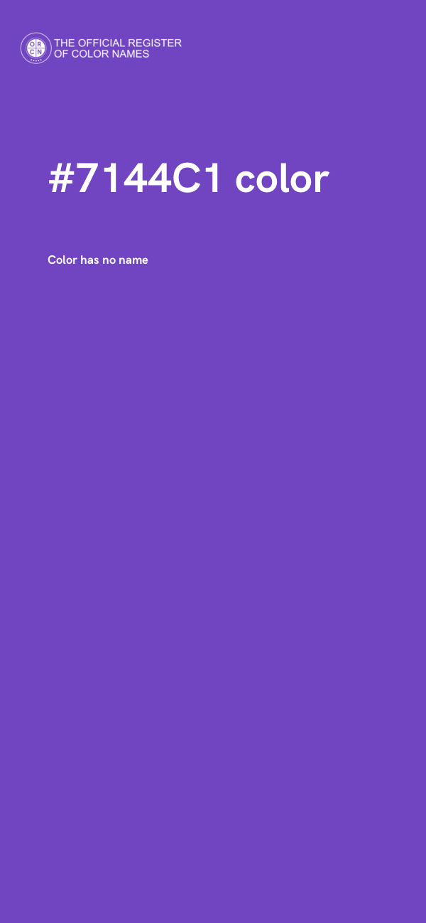 #7144C1 color image