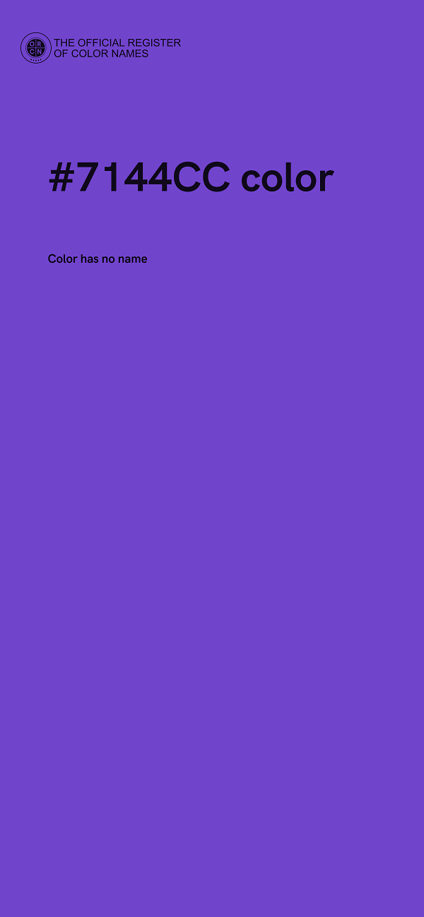 #7144CC color image