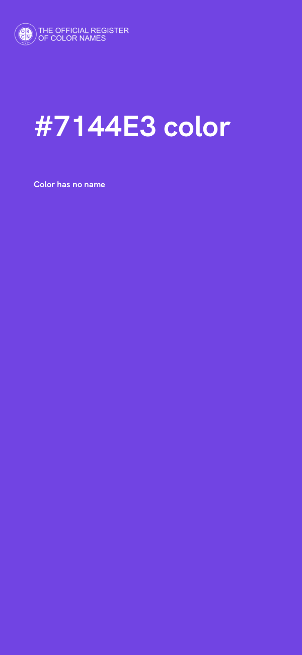 #7144E3 color image