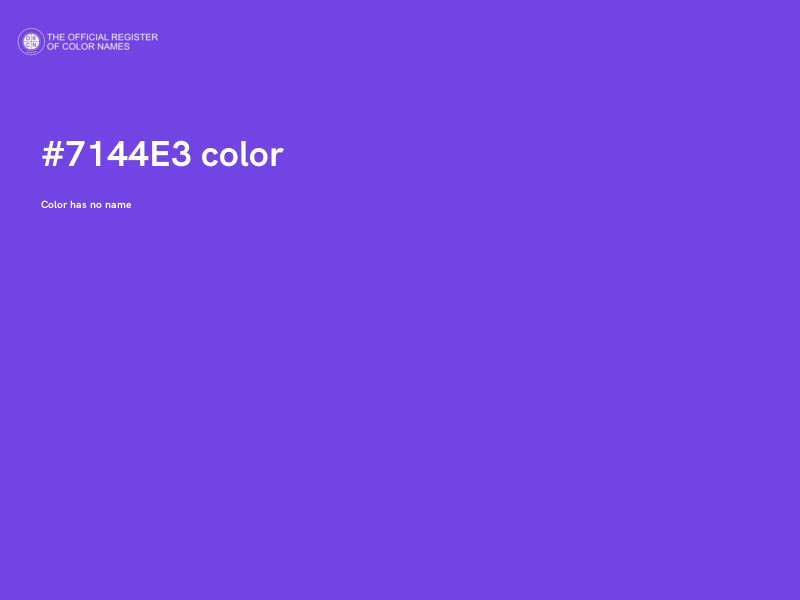 #7144E3 color image