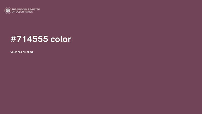 #714555 color image