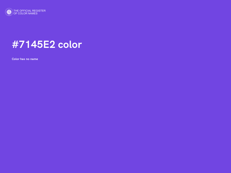 #7145E2 color image
