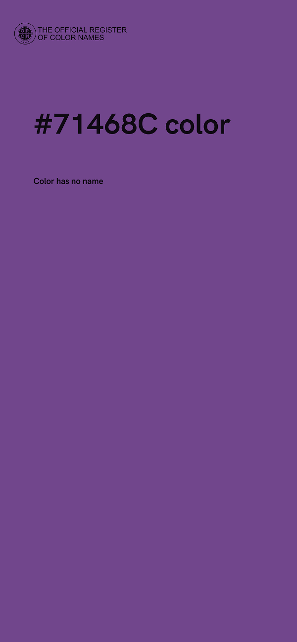 #71468C color image