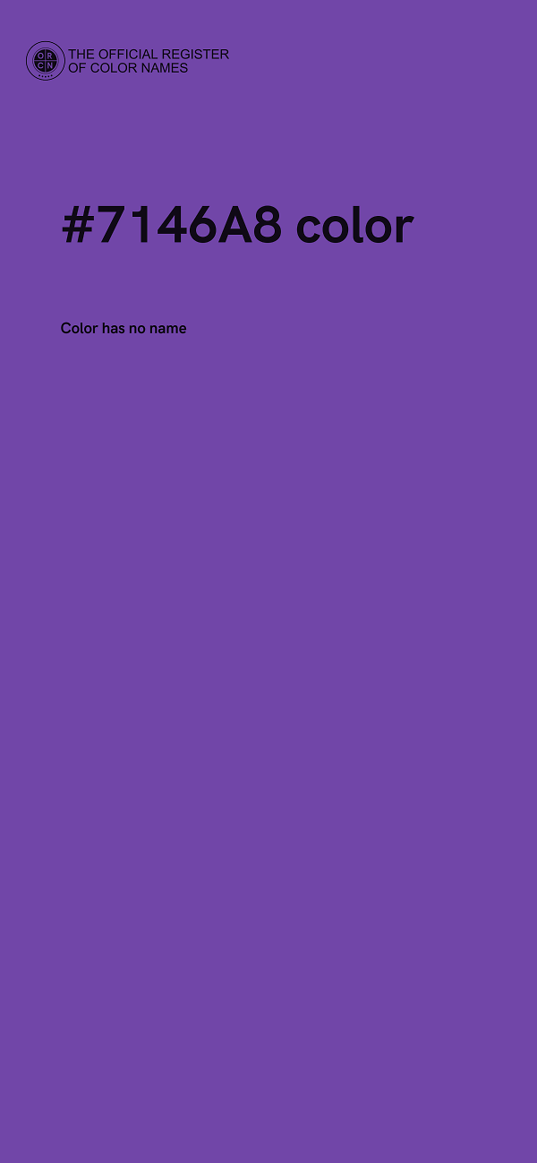 #7146A8 color image