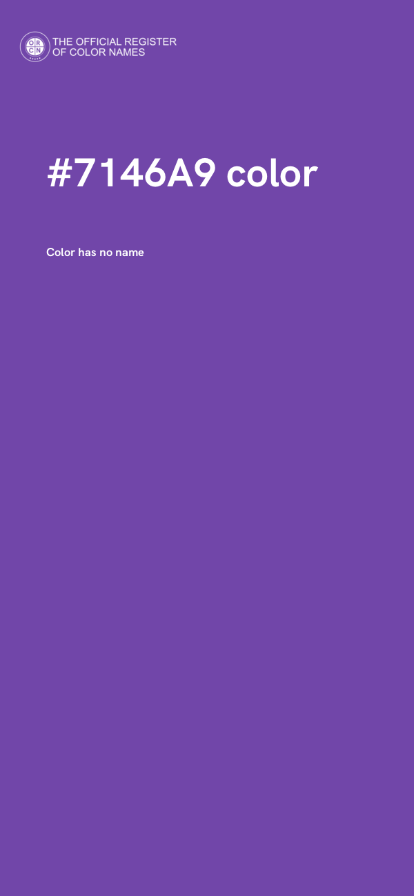 #7146A9 color image