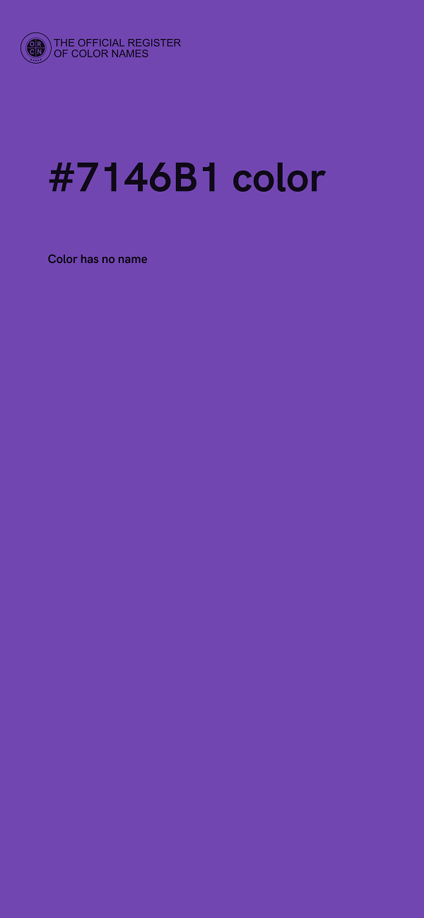 #7146B1 color image
