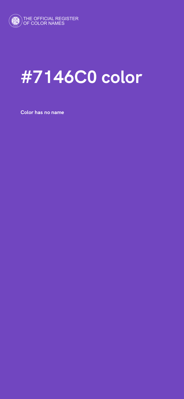 #7146C0 color image