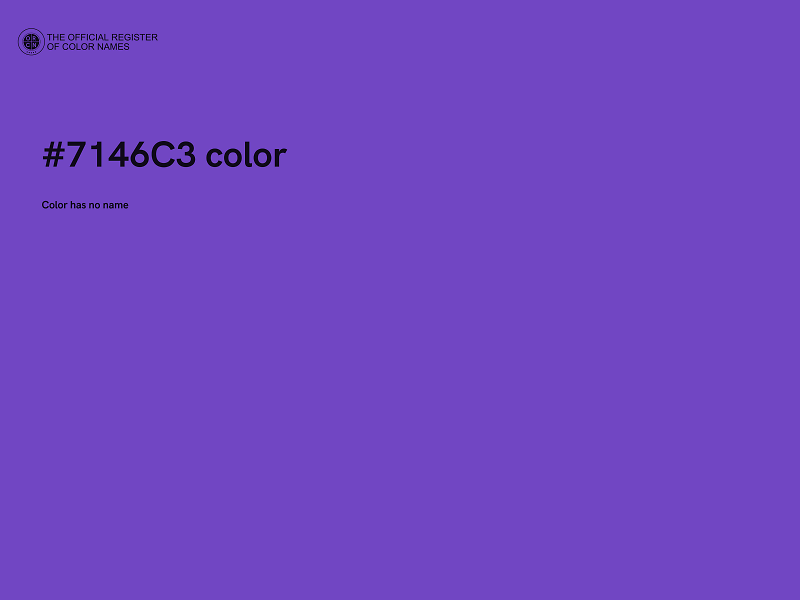 #7146C3 color image