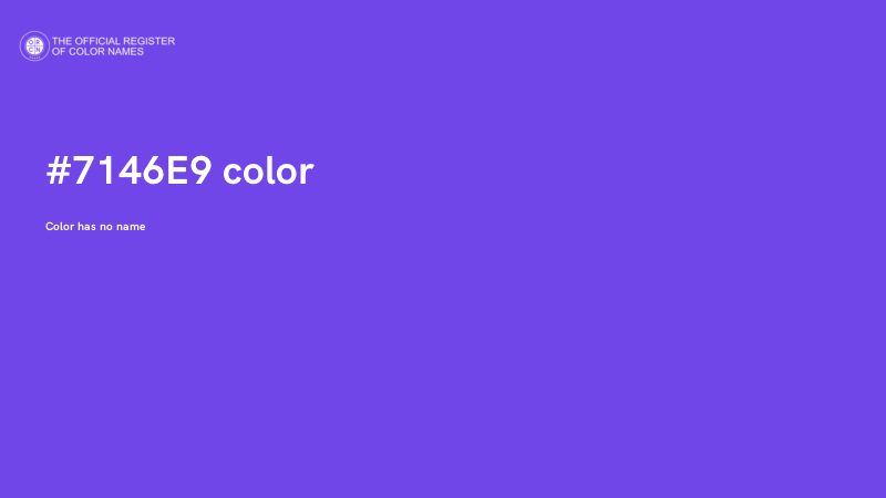#7146E9 color image