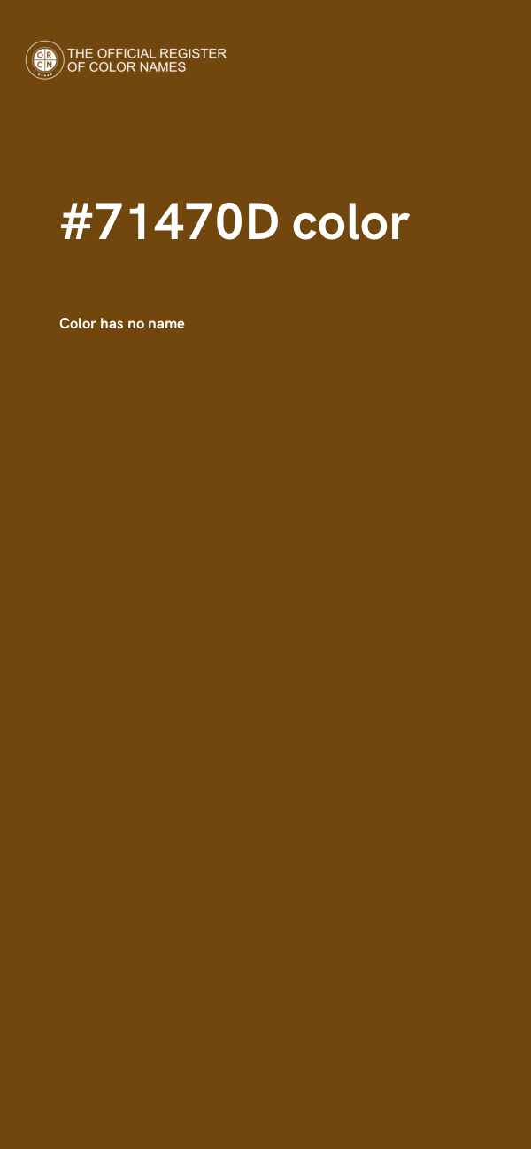 #71470D color image