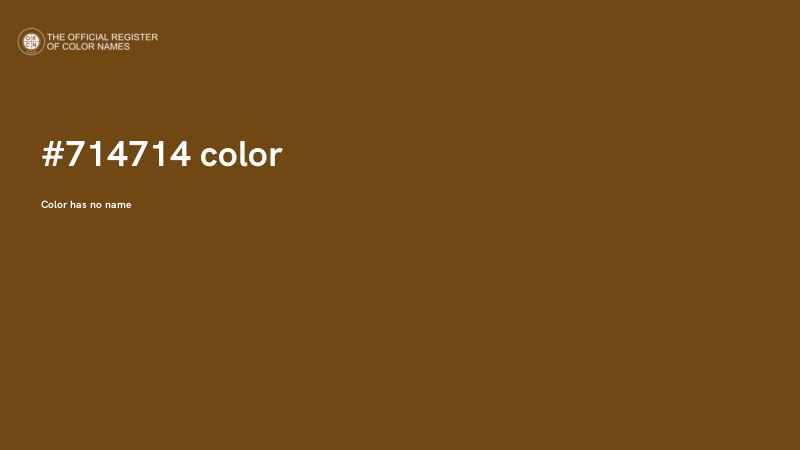 #714714 color image
