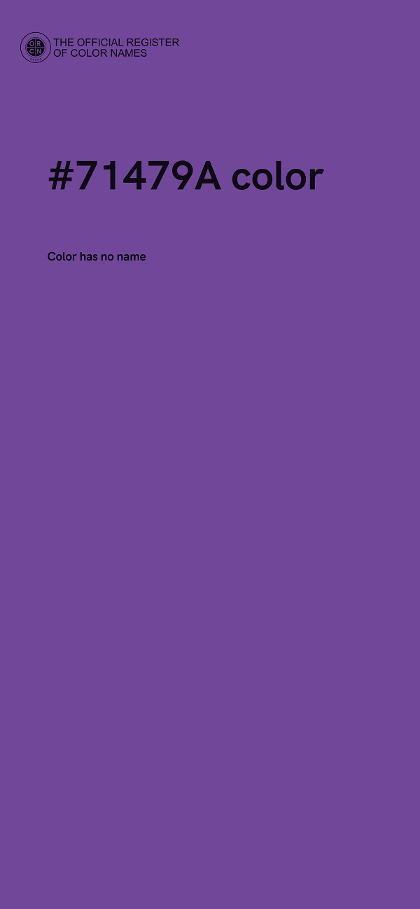 #71479A color image