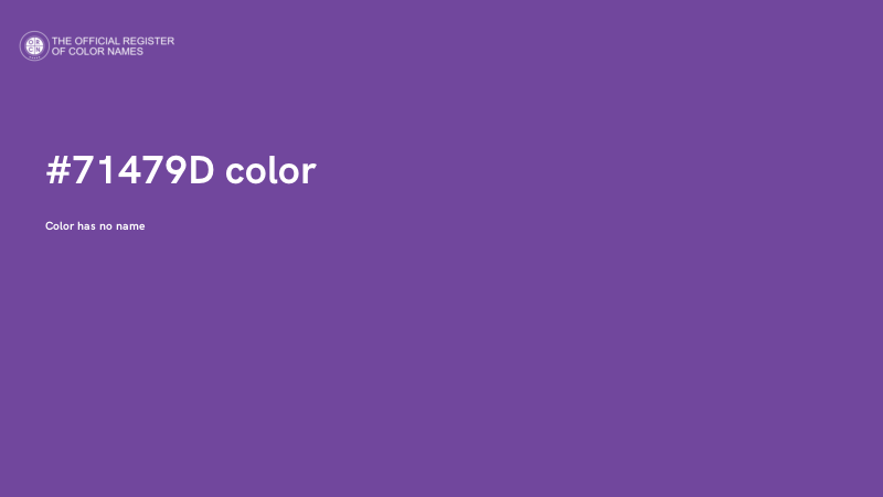 #71479D color image