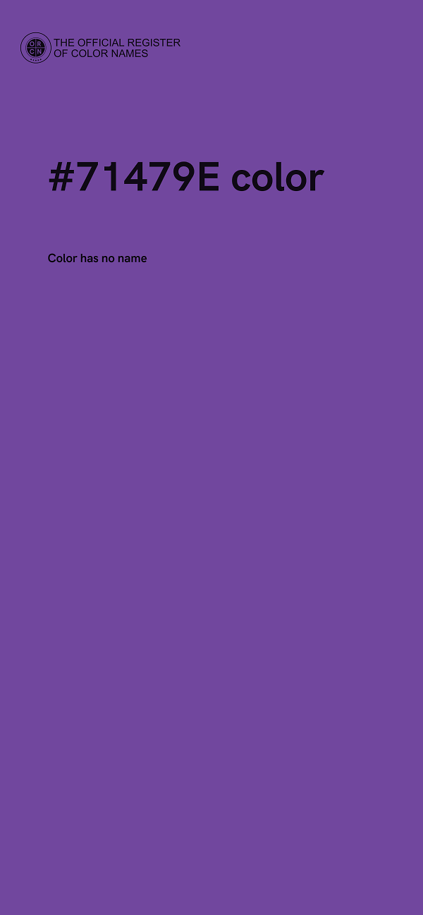 #71479E color image