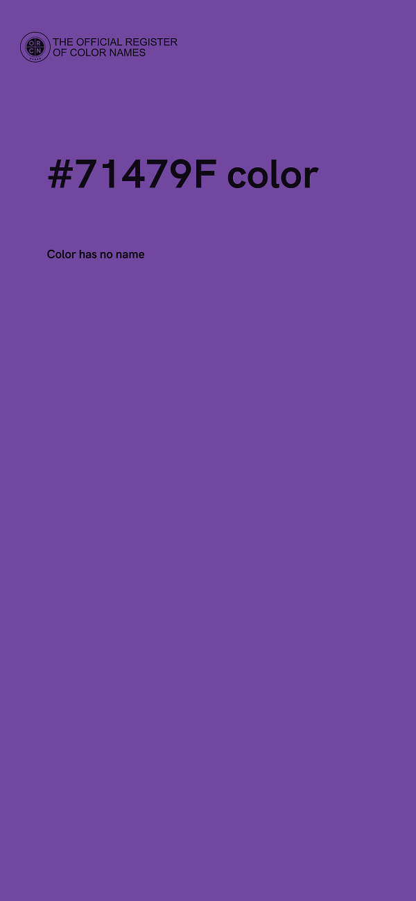 #71479F color image