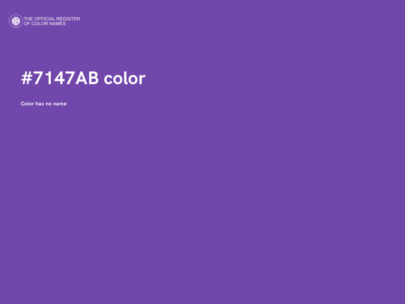 #7147AB color image