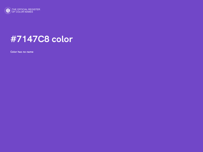 #7147C8 color image