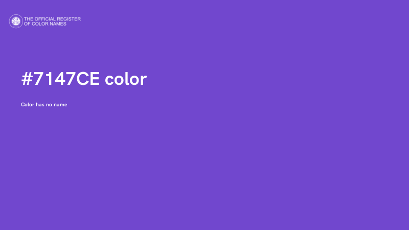 #7147CE color image