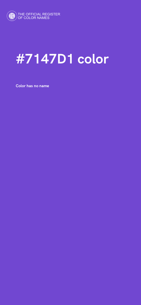 #7147D1 color image