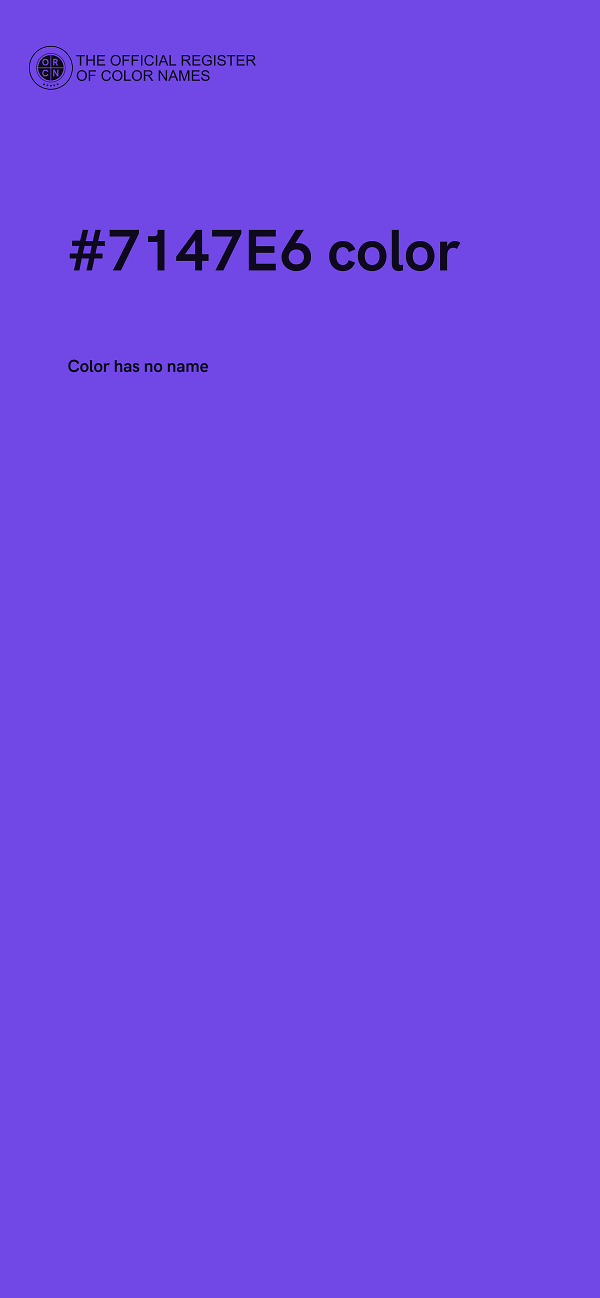#7147E6 color image