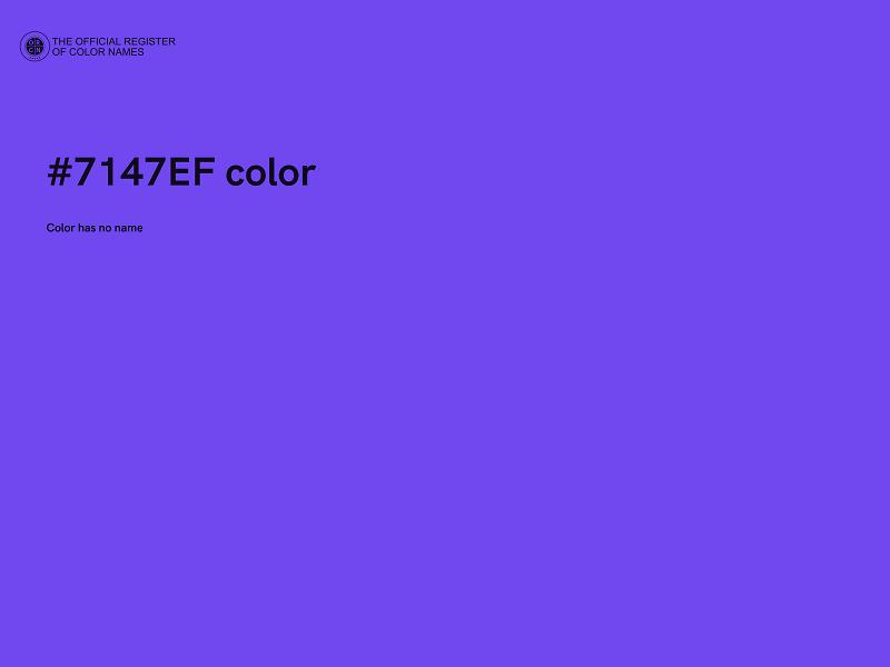 #7147EF color image