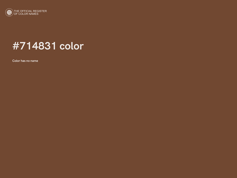 #714831 color image